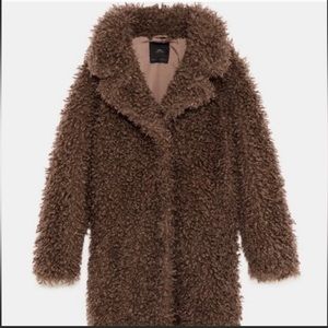 Gorgeously soft Zara Teddy Coat.